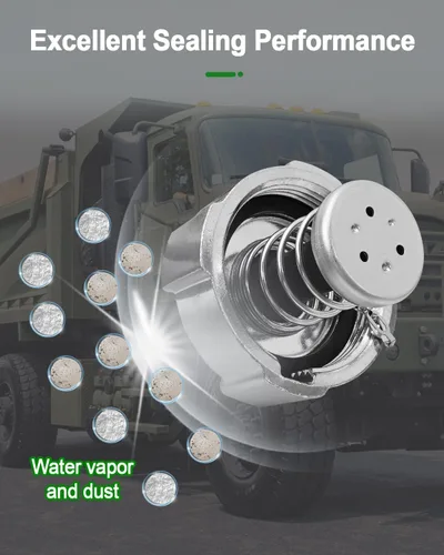 Miniatura 2 de Tapa del depósito de combustible para camiones Mack de alta resistencia, repuesto 16MF325 20828883 MAK16MF325 Tapa del depósito de combustible