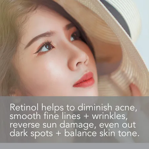 Miniatura 4 de Pure Body Naturals Suero facial de retinol, suero de retinol con hamamelis, aceite de mirto y ginseng, crema antiedad y corrector de manchas oscuras