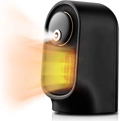 Black+Decker - Calentador eléctrico portátil con función de humidificador, calentamiento rápido con oscilación generalizada, multiprotección, para