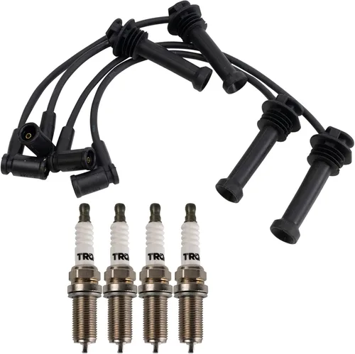 Miniatura 22 de Kit de bujías de chispa TRQ 5 piezas de bujías de iridio Compatible con Acura Integra 1992-2001 1999-2000 Honda Civic 1994-1995 Civic del Sol
