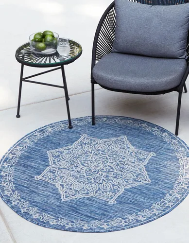 Miniatura 32 de Unique Loom Outdoor Traditional Collection - Alfombra de área antigua (4 pies 1 pulgada x 6 pies 1 pulgada, rectangular, beige y negro)