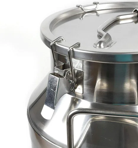 Miniatura 7 de Lata de leche con tapa sellada, latas de transporte de leche de acero inoxidable, cubo de vino, jarra, jarra de aceite, barril de almacenamiento