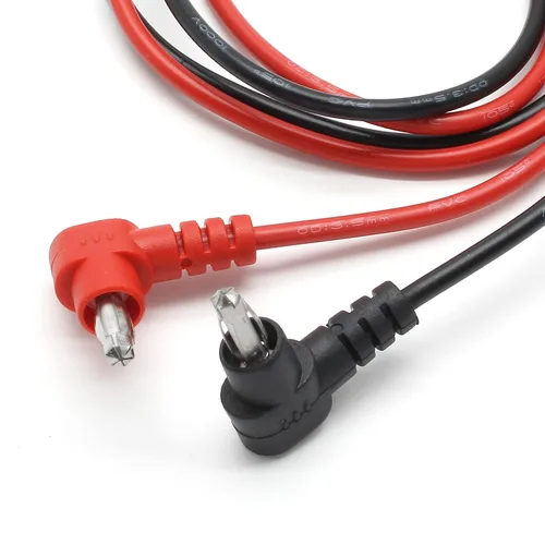 Miniatura 3 de BokWin Cable de prueba de sonda de multímetro de 28.0 in/28 largo, multímetro de laboratorio digital, voltímetro, prueba de voltímetro, cable