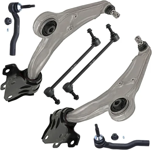Miniatura 352 de Detroit Axle - Kit de extremo delantero para Chrysler 300 Dodge Charge Challenger 2011-2023, 2 brazos de control inferiores traseros 2 rótulas