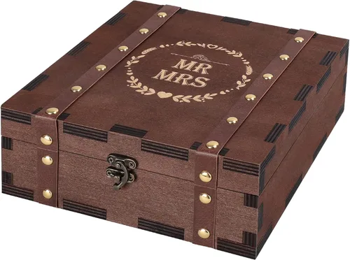 Miniatura 9 de MACEVIA Caja de Recuerdos de la Amistad, Pequeña Caja de Memoria de Madera para Hermanas, Eres La Hermana Que Pude Elegir - Mini Cajas Grabadas 02