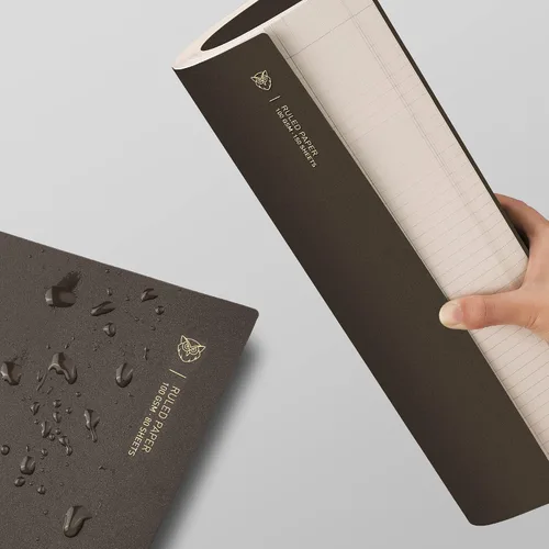 Miniatura 4 de EMSHOI Cuaderno de espiral A4, 11.2" X 8.27", diario rayado universitario, 300 páginas/150 hojas, páginas perforadas fáciles de rasgar, papel grueso