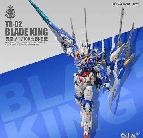 Miniatura 3 de Funtasy Planet Serie Mecha modelo ensamblado 1/100 escala 8.3 pulgadas SNAA Emperor Serie-Blade King, figuras de acción Kits de modelo Mecha Kit
