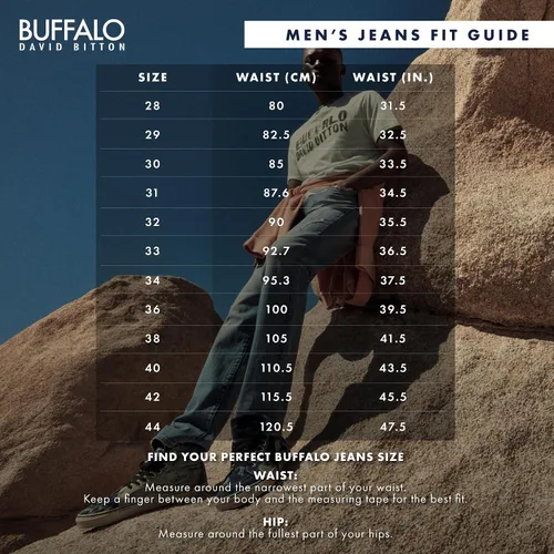 Miniatura 5 de Buffalo David Bitton Men's Relaxed Straight Driven Jeans