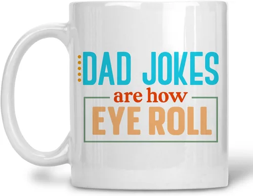 Miniatura 7 de Made By R And R Dad Mugs (I Keep All My Jokes In A Dad A Base)