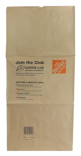 Miniatura 4 de Home Depot bolsas para basura y desechos de jardín, papel marrón grueso, 30 galones, para hogar y jardín (15 unidades)
