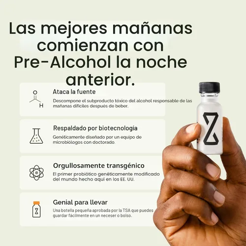 Miniatura 6 de ZBiotics Siéntete mejor después de beber, despierta renovado, respaldado por la ciencia, probiótico patentado para mañanas más fáciles, apto