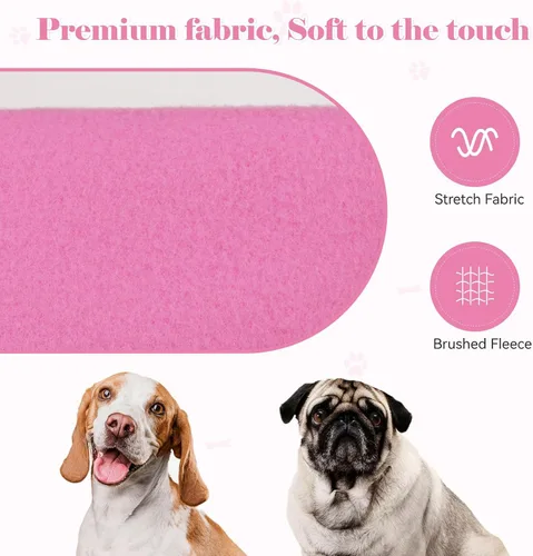 Miniatura 5 de Suéteres para perros grandes, suéter con capucha para perro de vellón cepillado suave sólido, ropa para mascotas, sudadera con capucha para mascotas