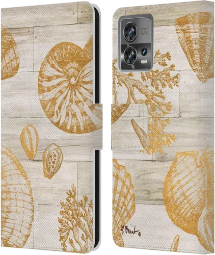 Miniatura 10 de Head Case Designs Officially Licensed Paul Brent Agate Mermaid Coastal Leather Book Wallet Case Cover Compatible with Motorola Moto Edge 30 Fusion