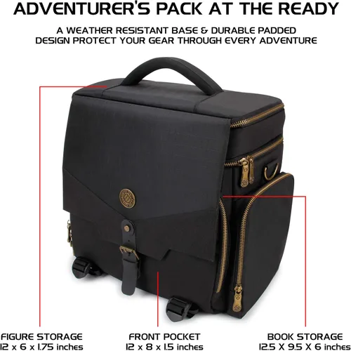 Miniatura 2 de Bolsa de ENHANCE para DnD de mesa - Bolso de aventuras de RPG para Calabozos y Dragones con almacenamiento para miniaturas, soporte para tapetes