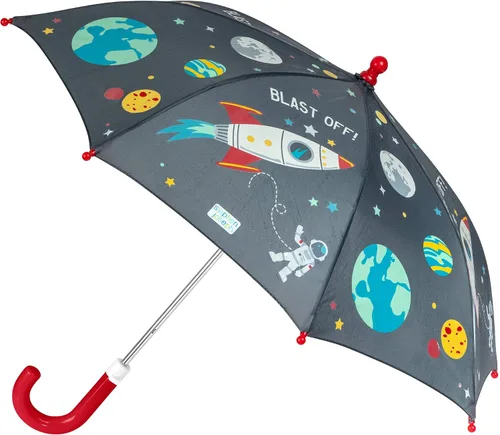 Miniatura 10 de Stephen Joseph Kids' Color Changing Wet Dry Umbrella, Water reacting, Pinch Free Umbrellas for Rain Children's Umbrella, BUTTERFLY, 23"X29