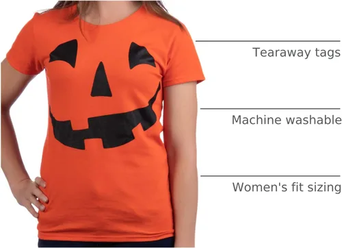 Miniatura 21 de Camiseta de disfraz navideño para mujer, camiseta de Halloween y Navidad pirata para mujer