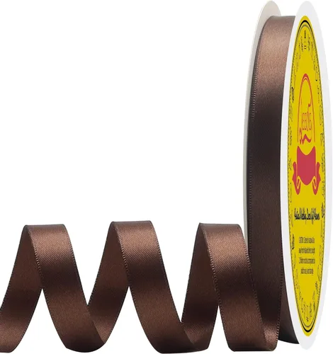 Miniatura 336 de Cinta de satén blanca antigua de doble cara de 1-1/2 pulgadas x 50 yardas, cinta de poliéster para envolver regalos, día de San Valentín, bodas