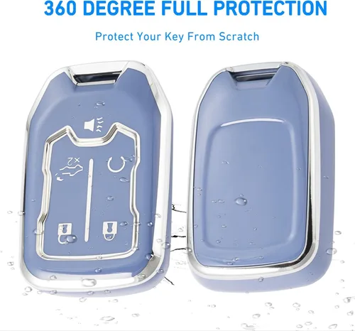 Miniatura 3 de Funda para llavero con llavero para GMC Terrain Yukon Suburban Tahoe Acadia Sierra Silverado