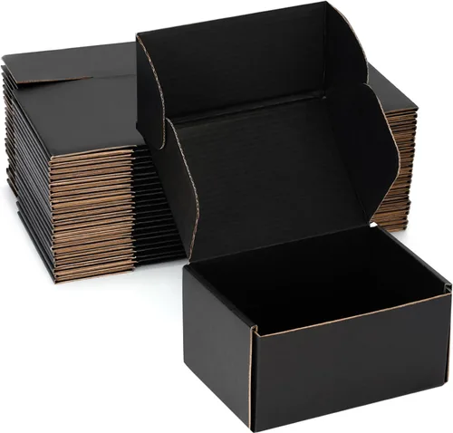 Miniatura 12 de Cajas de envío pequeñas de 9 x 6 x 2 pulgadas (paquete de 25) – Cajas de cartón corrugado blancas resistentes para pequeñas empresas, comercio Blanco