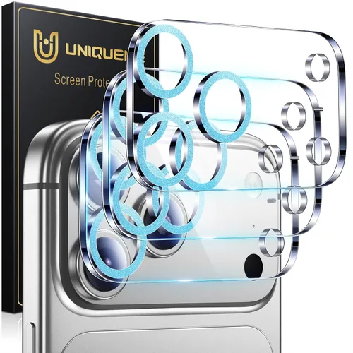 Miniatura 19 de UniqueMe para Paquete de 3 Protectores de Lente de Cámara para iPhone 15 Pro/iPhone 15 Pro Max, [Protección contra Caídas] [Compatible con Fundas]