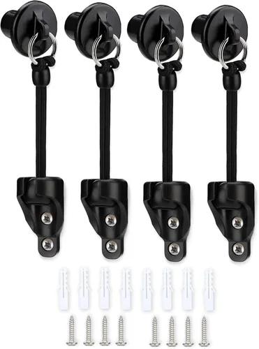 Miniatura 4 de Kit elástico, negro, resistente a la intemperie, para persianas enrollables exteriores Coolaroo