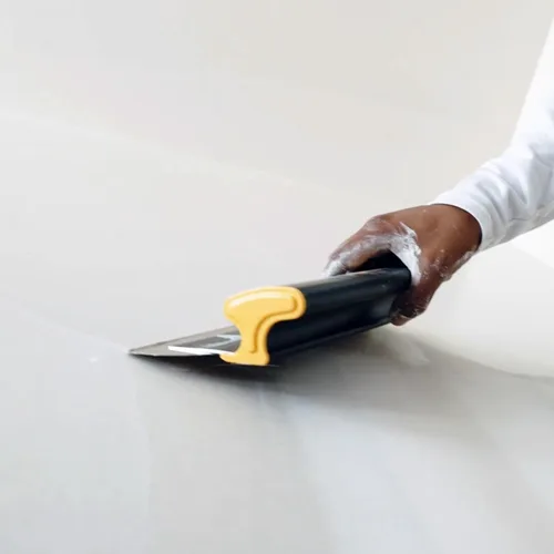Miniatura 5 de DEWALT Combo de hoja de desnatado para paneles de yeso, hoja de 10 pulgadas + mango de extensión de 37 a 63 pulgadas Grado profesional Aluminio