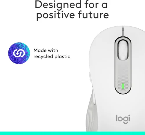 Miniatura 11 de Ratón inalámbrico Logitech Signature M650 - Para manos pequeñas a medianas, para diestros, batería de 2 años, clics silenciosos, botones Blanco hueso