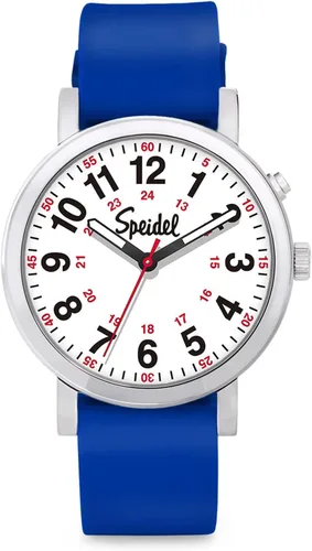 Speidel Glow Scrub Watch™,Electroluminescent Dial,Nurses,Doctors,Students 3ATM, Engraveable Azul real