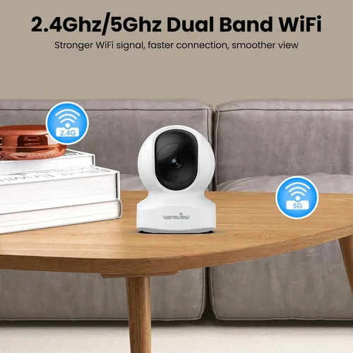 Miniatura 3 de Wansview Cámara de seguridad inalámbrica 1080P HD Wansview, WiFi Home cámara interior para bebé/ mascota/ niñera, detección de movimiento, 2 vías