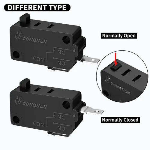 Miniatura 3 de DaierTek Interruptor de puerta de microondas KW3A/KW3AT 16A 125VAC/250VAC Enclavamiento de puerta 4 Normalmente abierto 2 Interruptor de horno