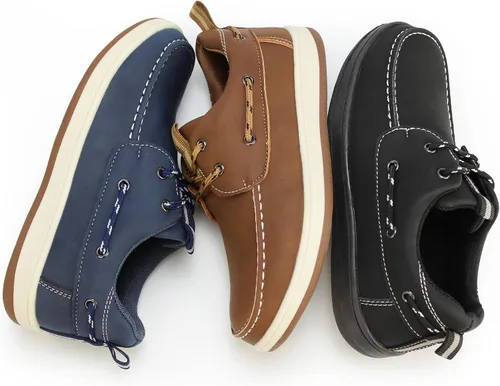 Miniatura 7 de Hawkwell Mocasines para niños y niños, zapatos planos informales para la escuela (bebéniño pequeño)