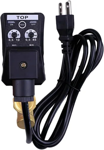 Miniatura 11 de 1/2 "AC 110V Tanque de agua automático cronometrado válvula de drenaje de acción directa de 2 vías Enchufe de EE. UU