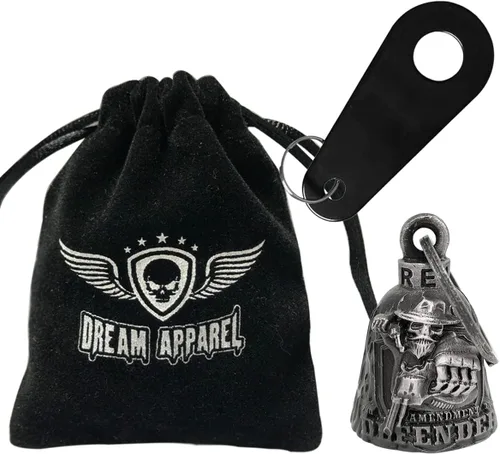 Miniatura 2 de Dream Apparel Campana de motocicleta Guardian Angel Drive Away Gremlin, campana de motociclista para hombres y mujeres, regalo de buena suerte