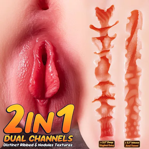 Miniatura 4 de Culo de coño de bolsillo realista de 8.6 libras para hombres, masturbador masculino grueso, juguete sexual para adultos, vagina falsa