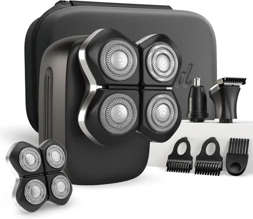 Miniatura 12 de FREEDOM GROOMING The FlexSeries - Afeitadora de cabello eléctrica inalámbrica y recargable para hombre; novedosa afeitadora con cuchillas