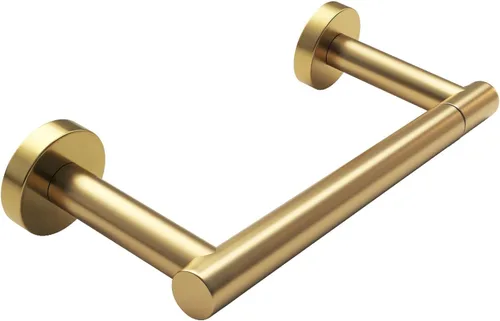 Miniatura 5 de Moderno juego de toalleros de papel higiénico empotrables de color negro mate, soporte de pared de metal duradero para ahorrar espacio, diseño