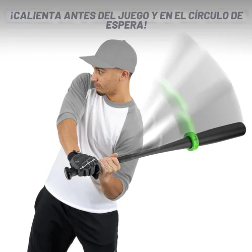 Miniatura 4 de GoSports Baseball and Softball Bat Weights - 2 Pack Baseball Donuts - 16 oz & 12 oz