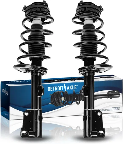 Miniatura 23 de Detroit Axle - 4WD 2 puntales delanteros para Nissan TITAN Pathfinder Armada INFINITI QX56 puntales completos con muelles helicoidales de reemplazo