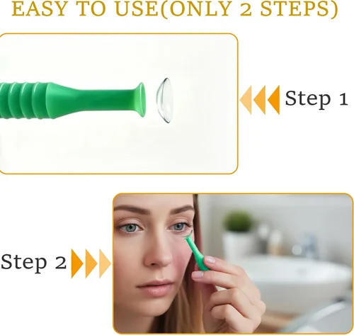 Miniatura 4 de 4 unids Hard Contact Lens Remover RGP émbolo para lentes duras suaves