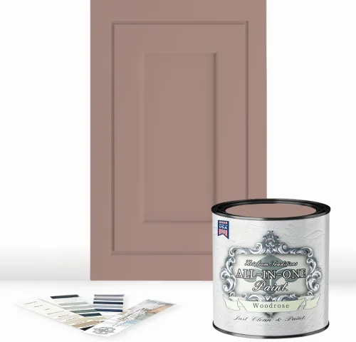 Miniatura 156 de Pintura TODO EN UNO, Abbey (gris cálido), Muestra de 8oz - Pintura duradera para gabinetes y muebles. Imprimación y capa superior incorporadas,