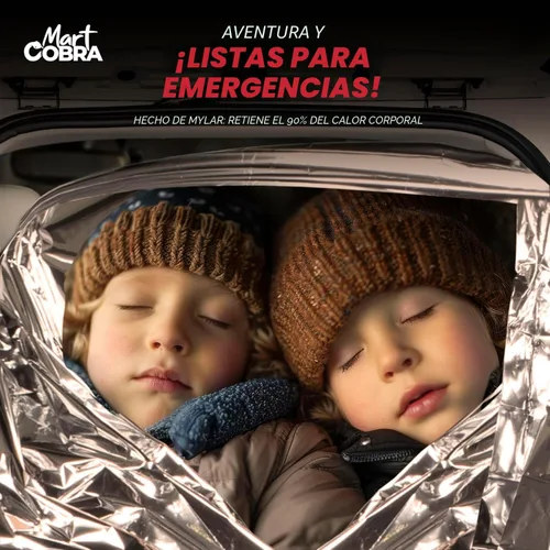 Miniatura 4 de Paquete de 4 mantas de emergencia de Mylar espaciales, equipo de supervivencia y suministros reutilizables térmicos para campamento, caza, primeros