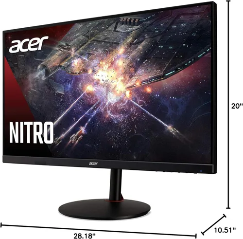 Miniatura 11 de Acer Nitro XV322QU KVbmiiphzx 31.5" WQHD 2560 x 1440 Agile-Splendor IPS Gaming Monitor AMD FreeSync Premium Hasta 170Hz Hasta 0.5ms