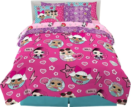 Miniatura 69 de Franco - Juego de ropa de cama para niños, edredón y sábanas supersuaves con funda de almohada, 5 piezas, tamaño individual, Jurassic World, 6A1348