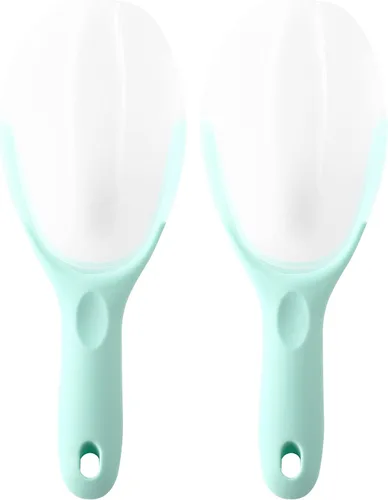 Miniatura 16 de Spring Chef Pala magnética para hielo para congelador, pala de hielo translúcida de plástico flexible sin BPA con mango de agarre suave, pala