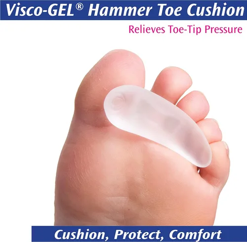 Miniatura 3 de PediFix Visco-gel - Cojín para dedos de martillo, pequeño derecho