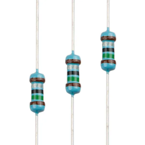 Miniatura 110 de 100pcs 1 ohm Resistor 1/4w (0.25 W) Resistencia fija de película metálica de tolerancia ±1%, múltiples valores de resistencia opcional