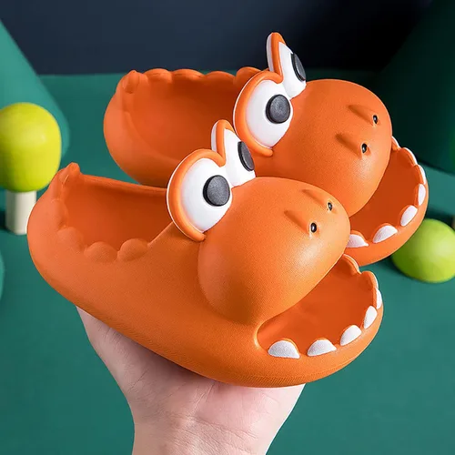 Miniatura 5 de JOYEAR Dinosaur Slippers with Children's Summer Sandals, Beach Swimming Pool Non-slip Water Shoes, Indoor and Outdoor Cute Big Mouth Light Slippers