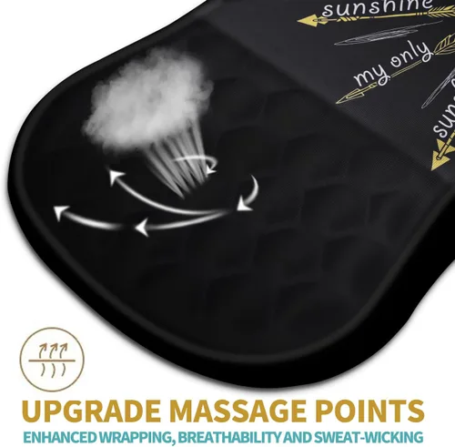 Miniatura 2 de Hokafenle Alfombrilla Ergonómica para Ratón con Soporte para Muñeca con Diseño de Masaje, Reposamuñecas para Aliviar el Dolor con Espuma con Memoria