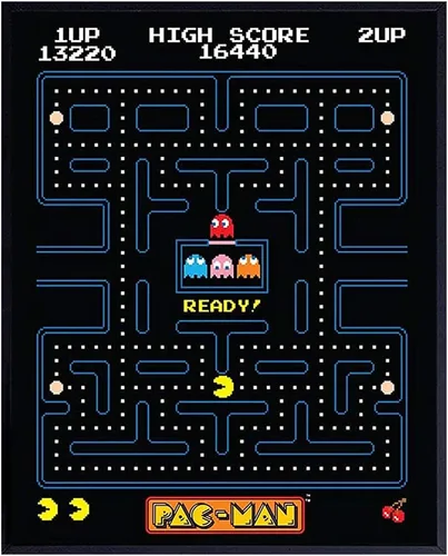 YELLOWBIRD ART & DESIGN Pacman - Póster de juego de arcade, decoración de pared de 8 x 10 pulgadas, regalo único y genial para niños, hombres,