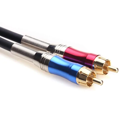 Miniatura 3 de Tisino - Cable Y XLR a RCA - 1.6 pies/50cm, cable de audio estéreo desequilibrado de conexión XLR hembra a RCA dual adaptador divisor duplicador